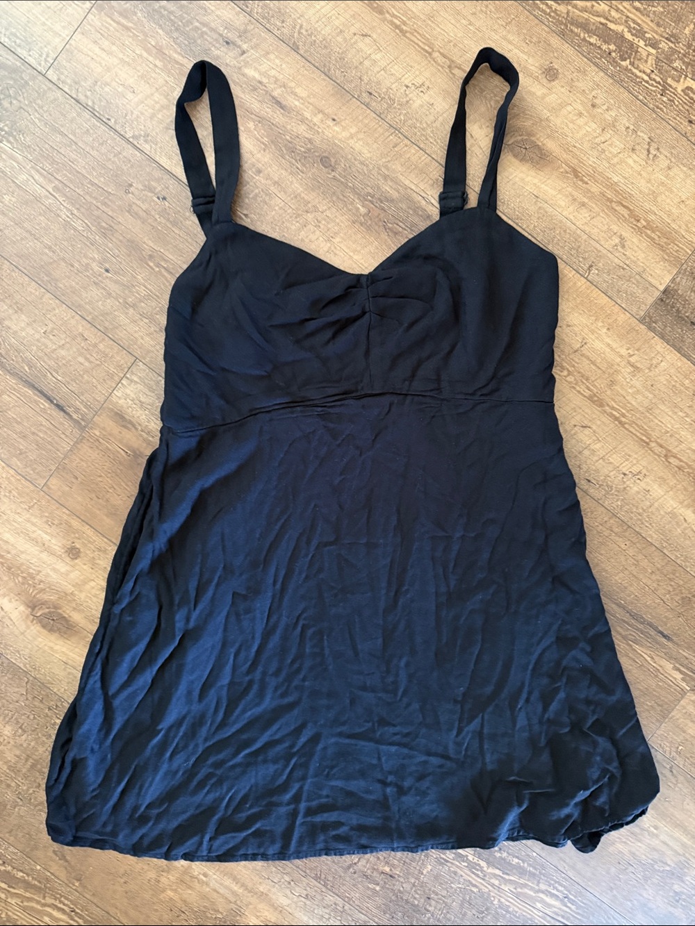 Old Navy Black Spaghetti Strap A-Line Dress